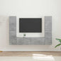 Conjunto de mueble de TV 6 pcs brillante Madera de ingeniería