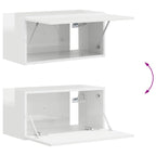 Conjunto de mueble de TV 6 pcs brillante Madera de ingeniería