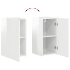 Conjunto de mueble de TV 6 pcs brillante Madera de ingeniería