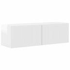 Conjunto de mueble de TV 4 pcs brillante Madera de ingeniería
