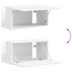 Conjunto de mueble de TV 8 pcs brillante Madera de ingeniería