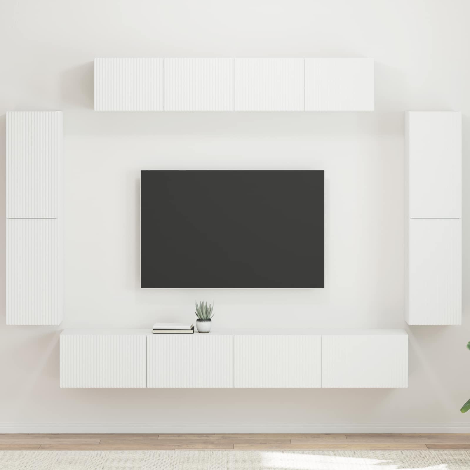 Mueble de TV 8 pcs