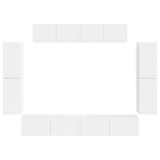 Mueble de TV 8 pcs
