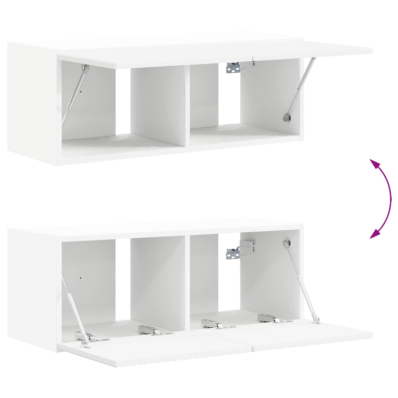 Mueble de TV 8 pcs
