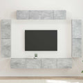 Mueble de TV 8 pcs