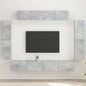 Mueble de TV 8 pcs