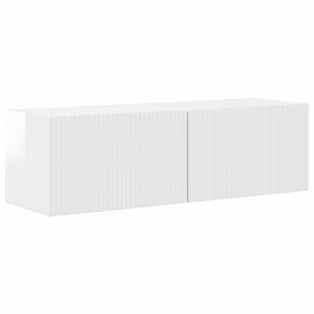 Conjunto de mueble de TV 4 pcs brillante Madera de ingeniería