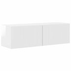 Conjunto de mueble de TV 4 pcs brillante Madera de ingeniería