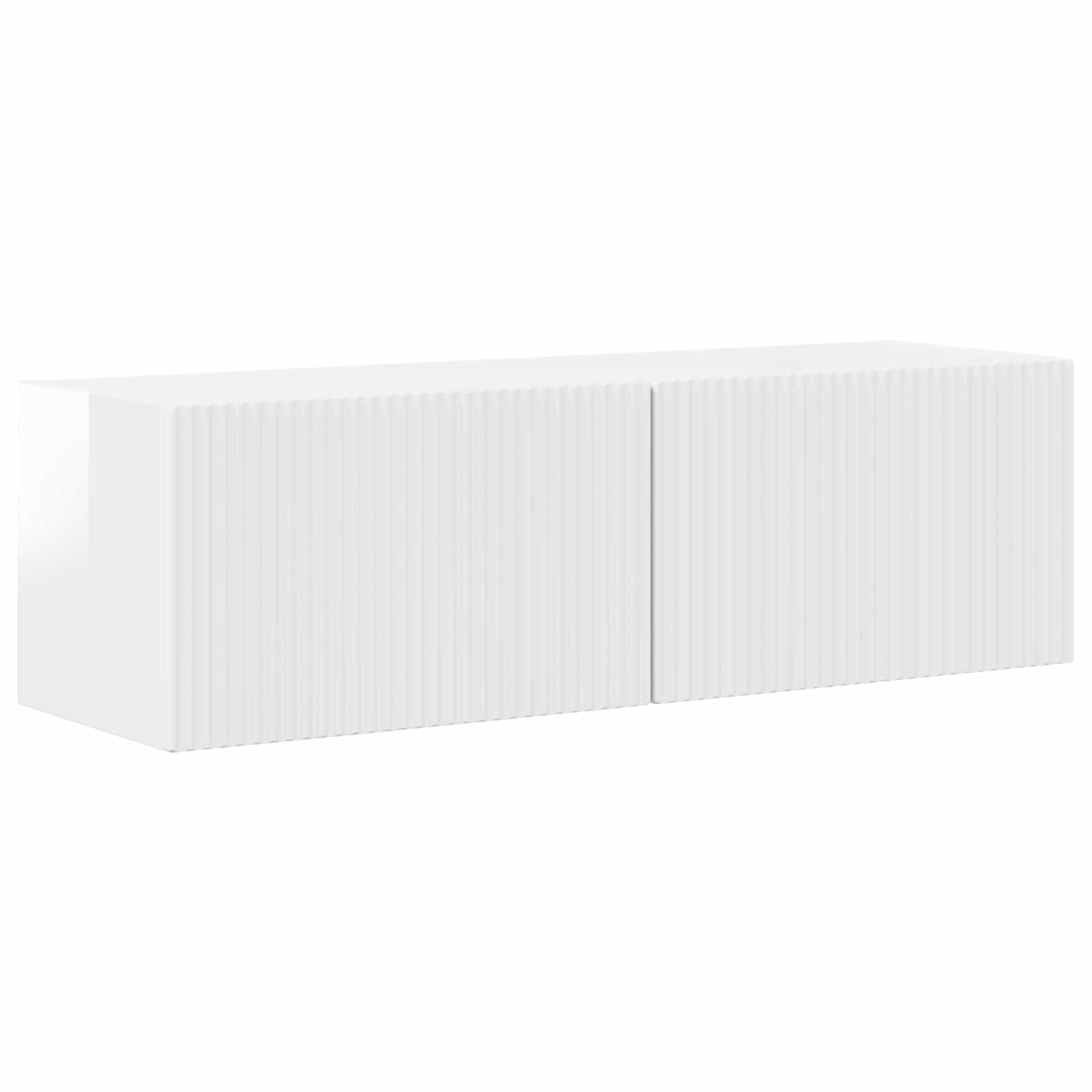 Conjunto de mueble de TV 4 pcs brillante Madera de ingeniería