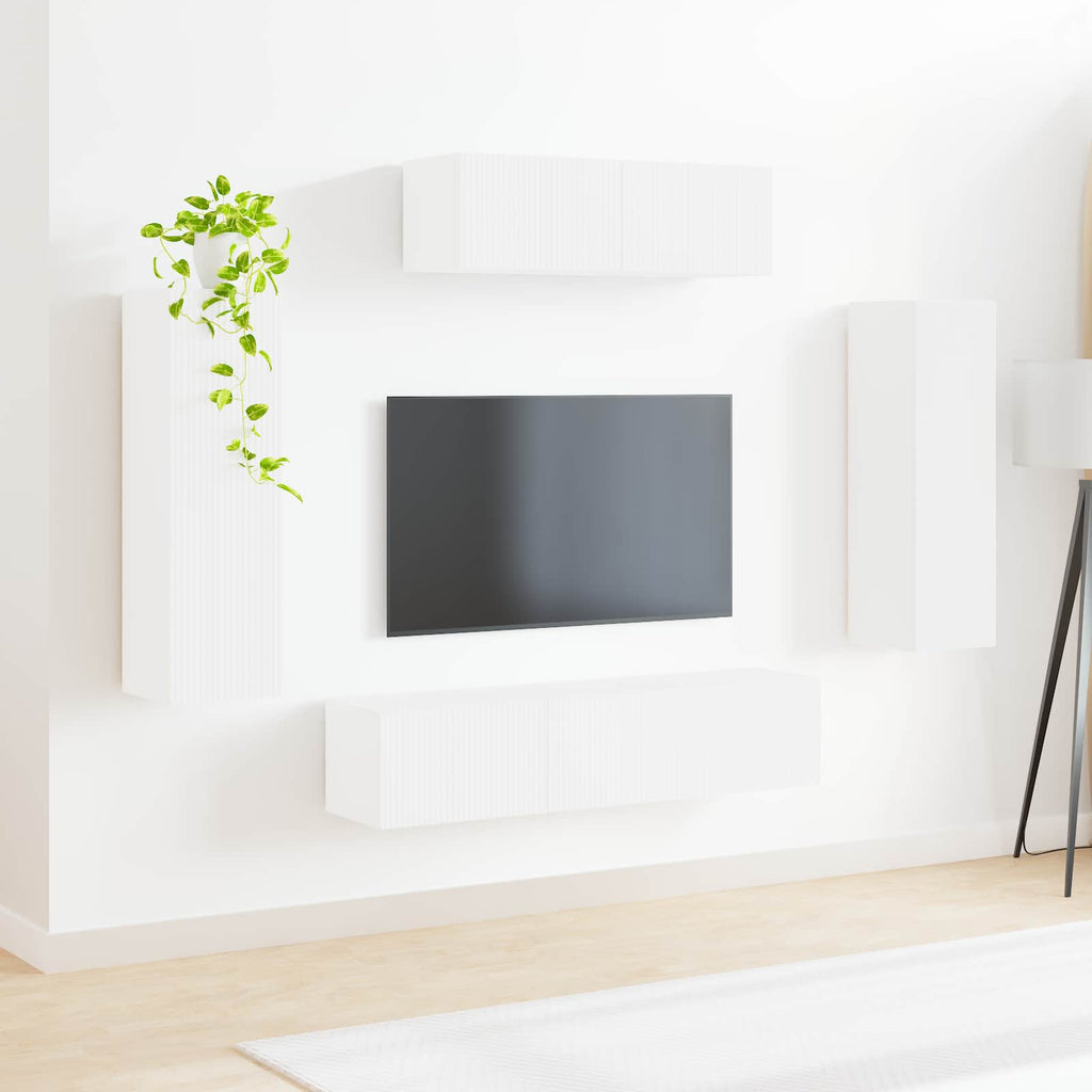 Mueble de TV 5 pcs