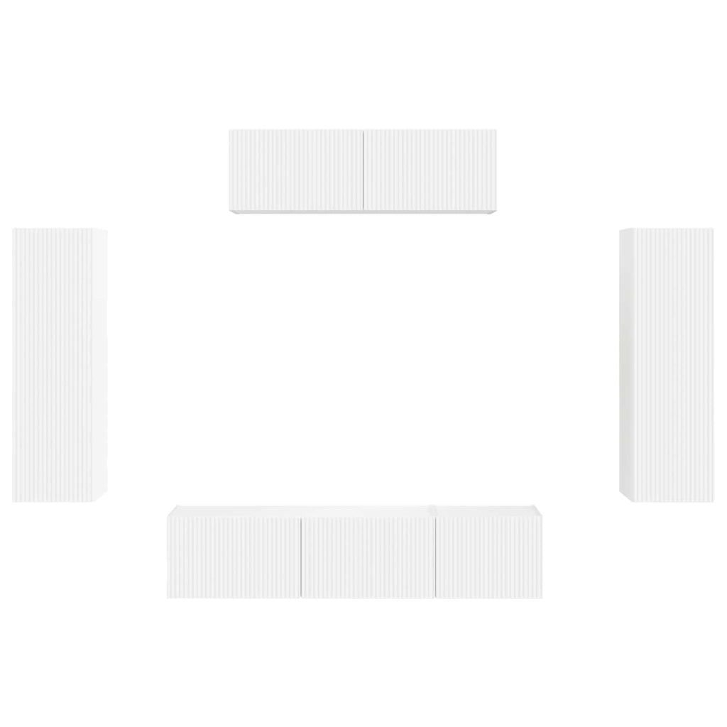 Mueble de TV 5 pcs