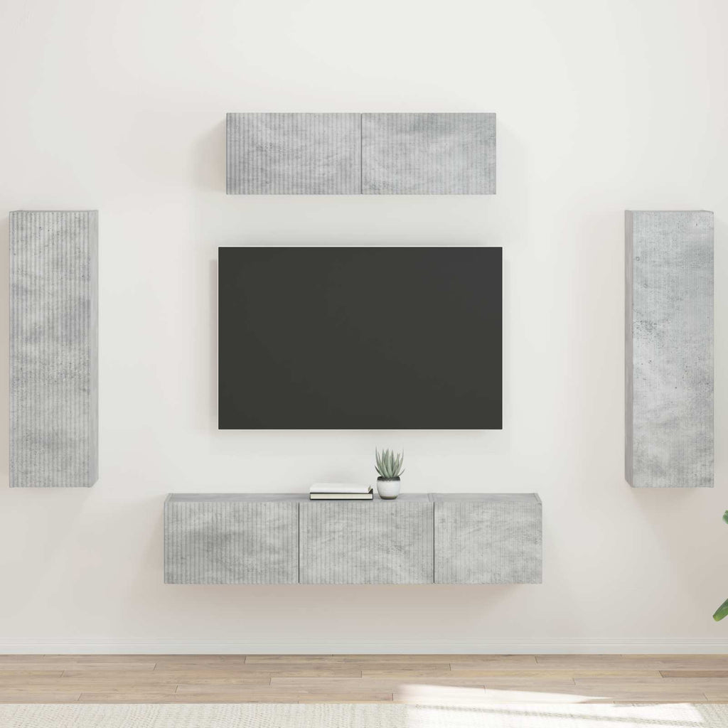 Mueble de TV 5 pcs