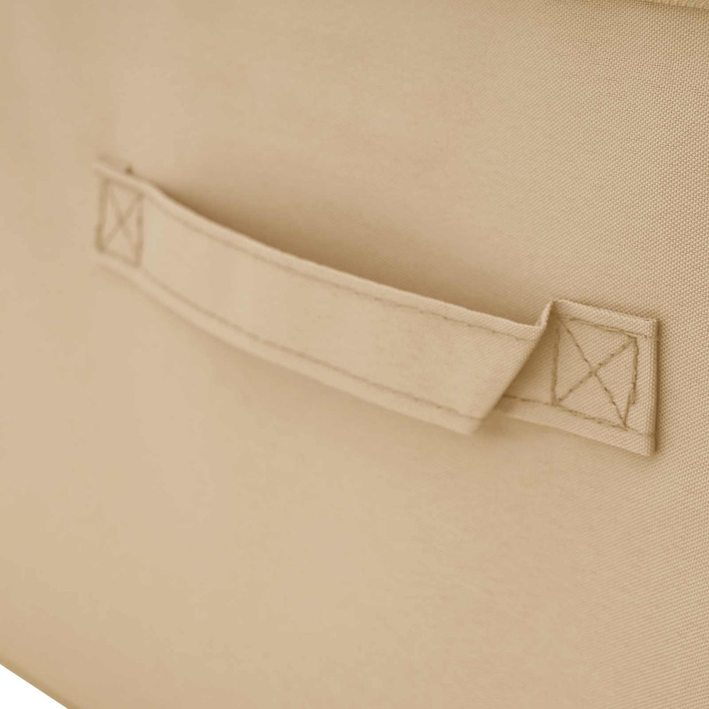 Caixa de Armazenamento 2 pçs Creme 100 x 50 x 18 cm