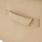 Caixa de Armazenamento 2 pçs Creme 100 x 50 x 18 cm