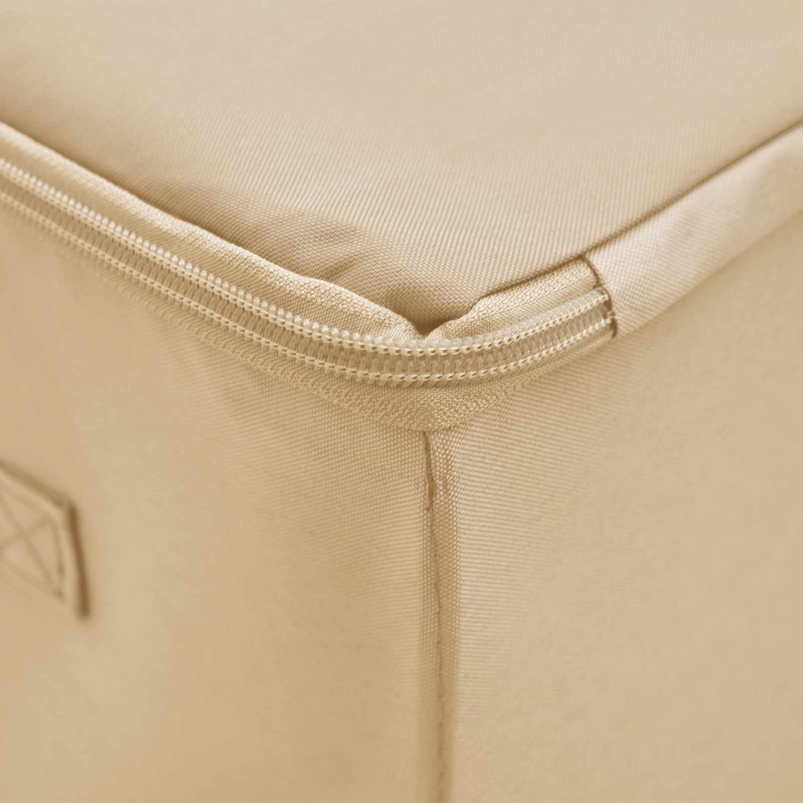 Caixa de Armazenamento 2 pçs Creme 100 x 50 x 18 cm