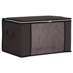 Caixa de arrumação com janela lateral transparente