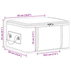 Caixa de arrumação com janela lateral transparente