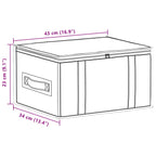 Caja de almacenamiento con ventana superior transparente