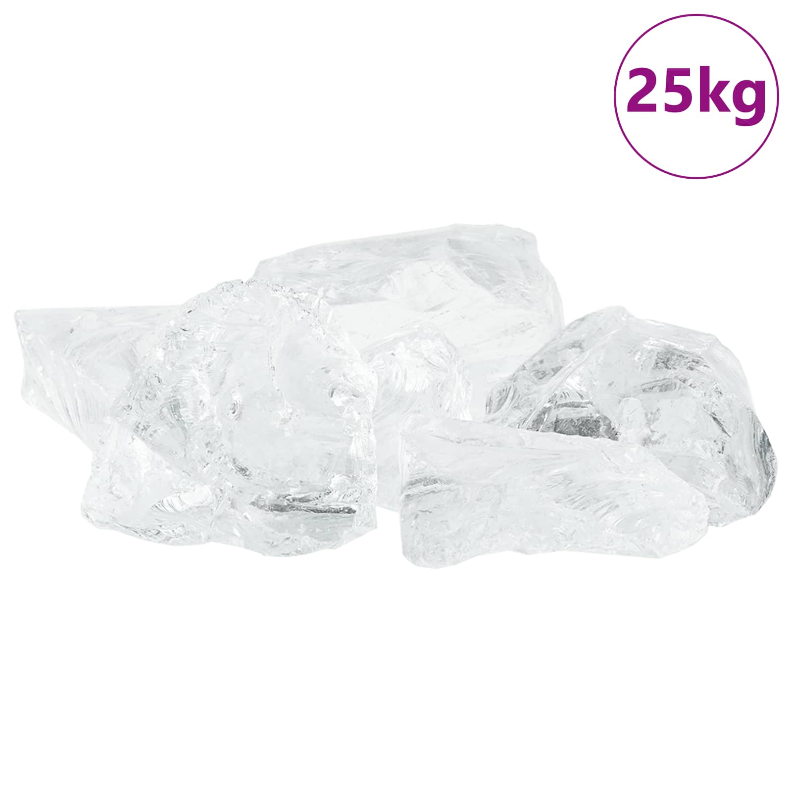 Garden Stones 12 cm Crystal