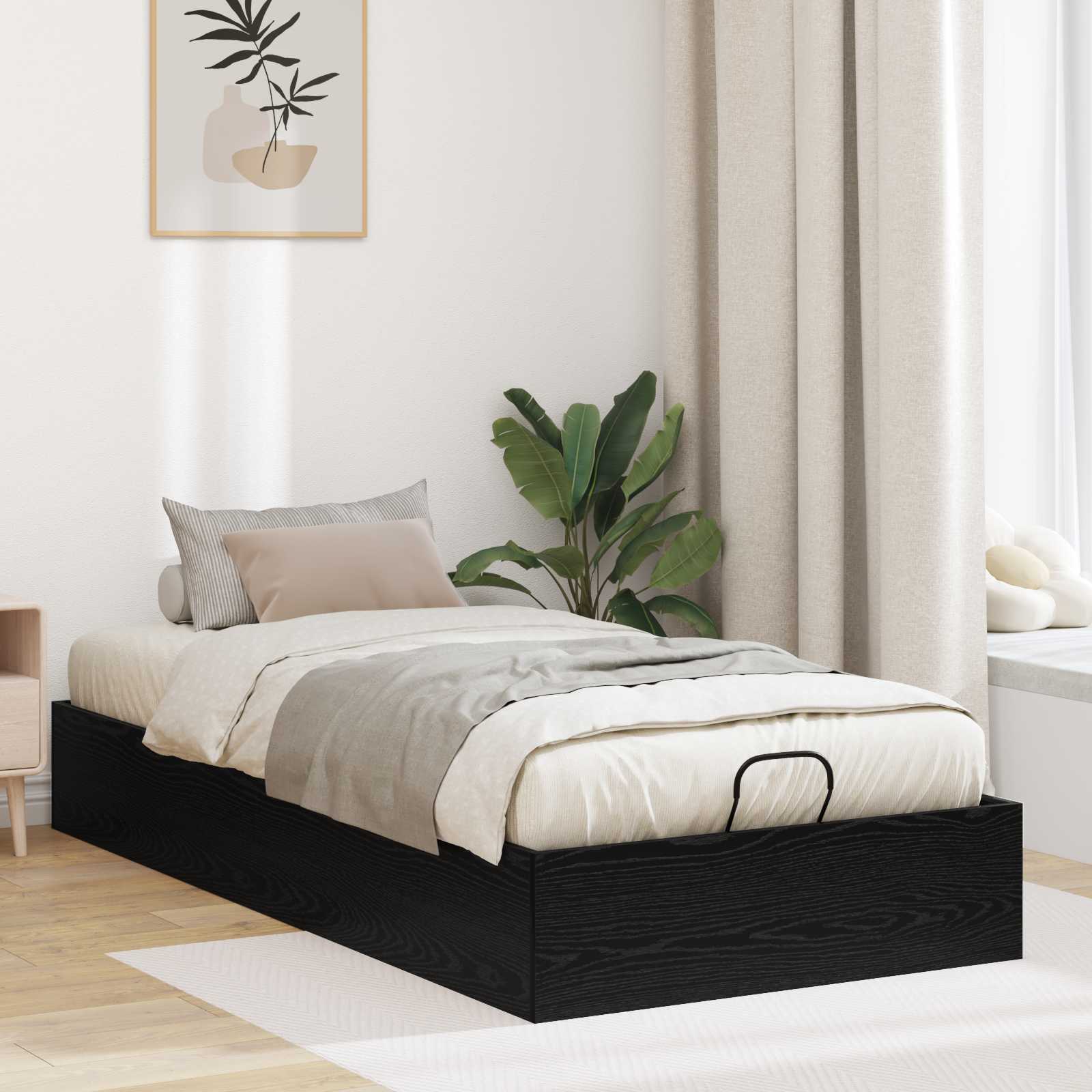 Estrutura de Cama Otomana 75,5 x 190 cm Madeira processada
