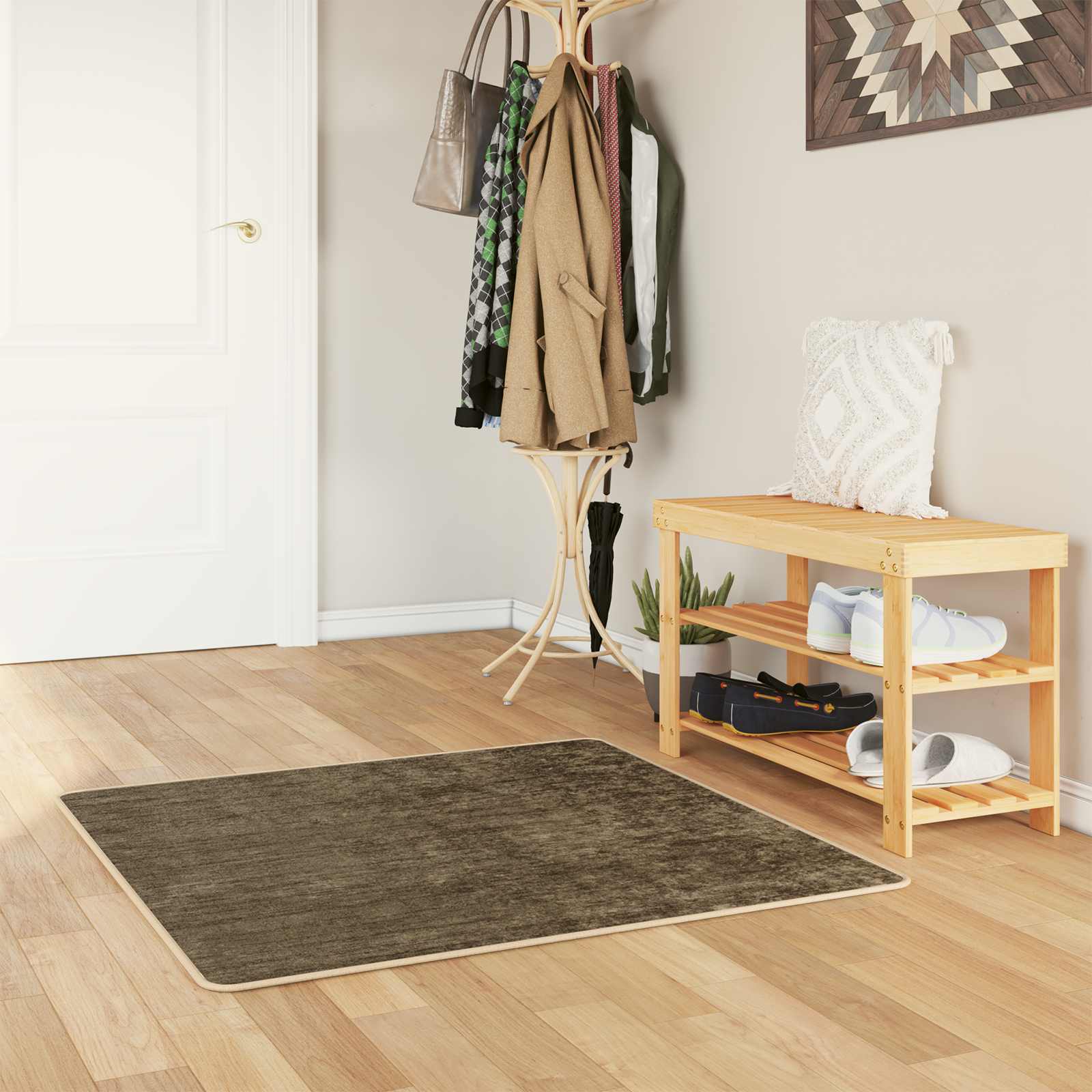 Pasillo de alfombra MARSA Verde bosque 50 x 150 cm