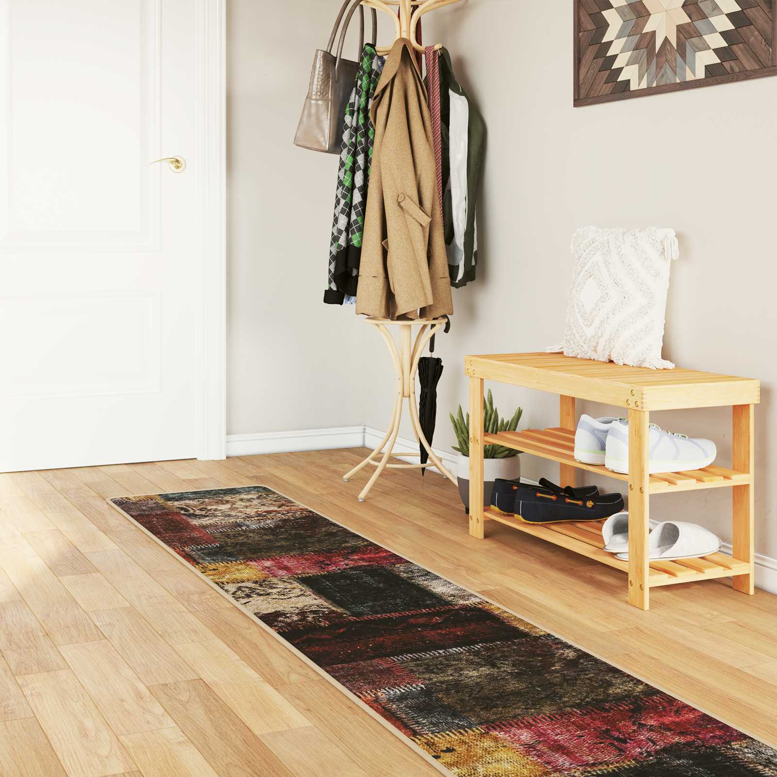 Pasillo de alfombra MARSA 100 x 100 cm Poliéster y PVC