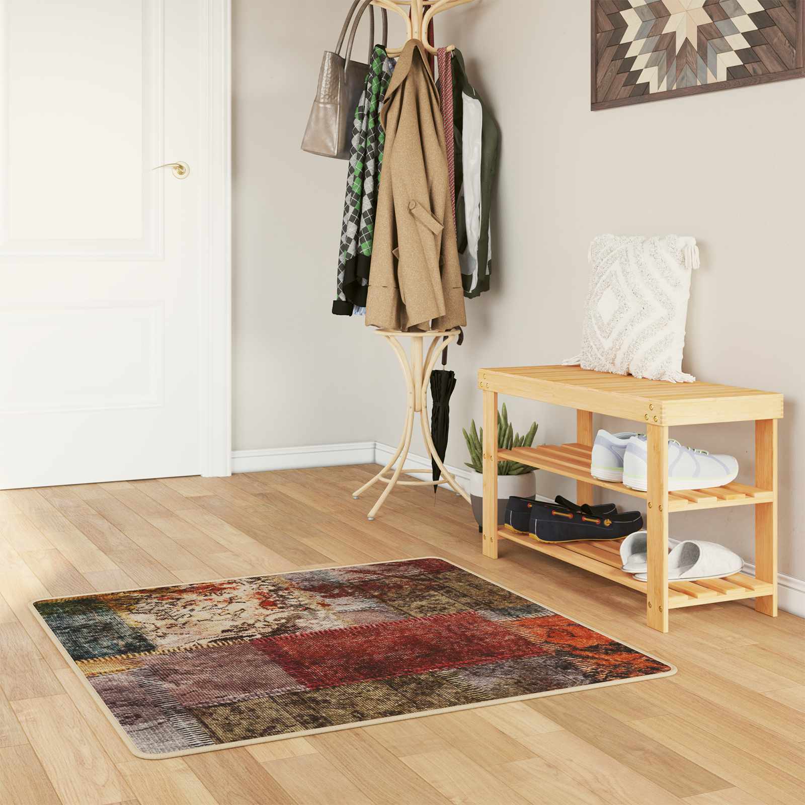 Pasillo de alfombra MARSA 100 x 100 cm Poliéster y PVC