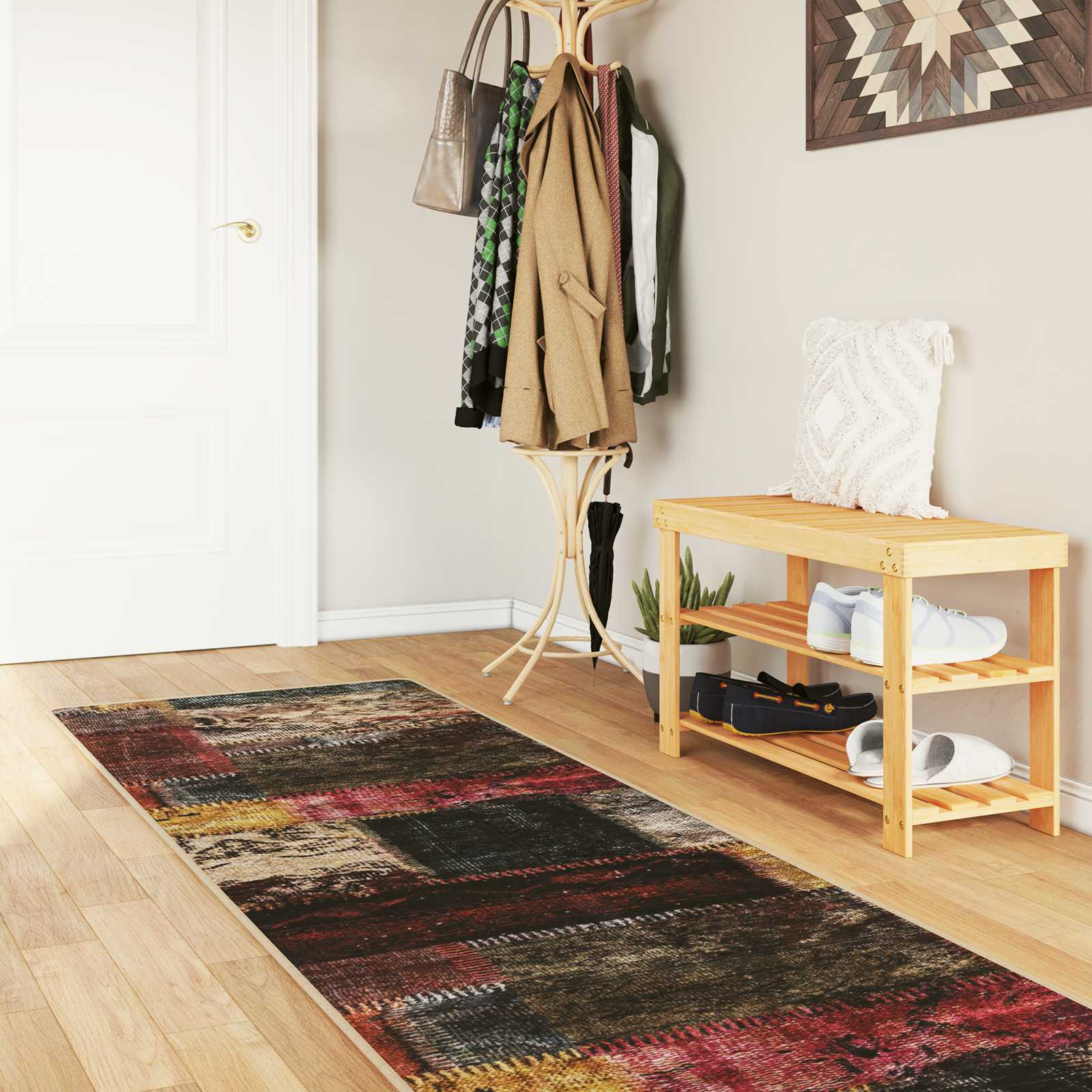 Pasillo de alfombra MARSA 100 x 100 cm Poliéster y PVC