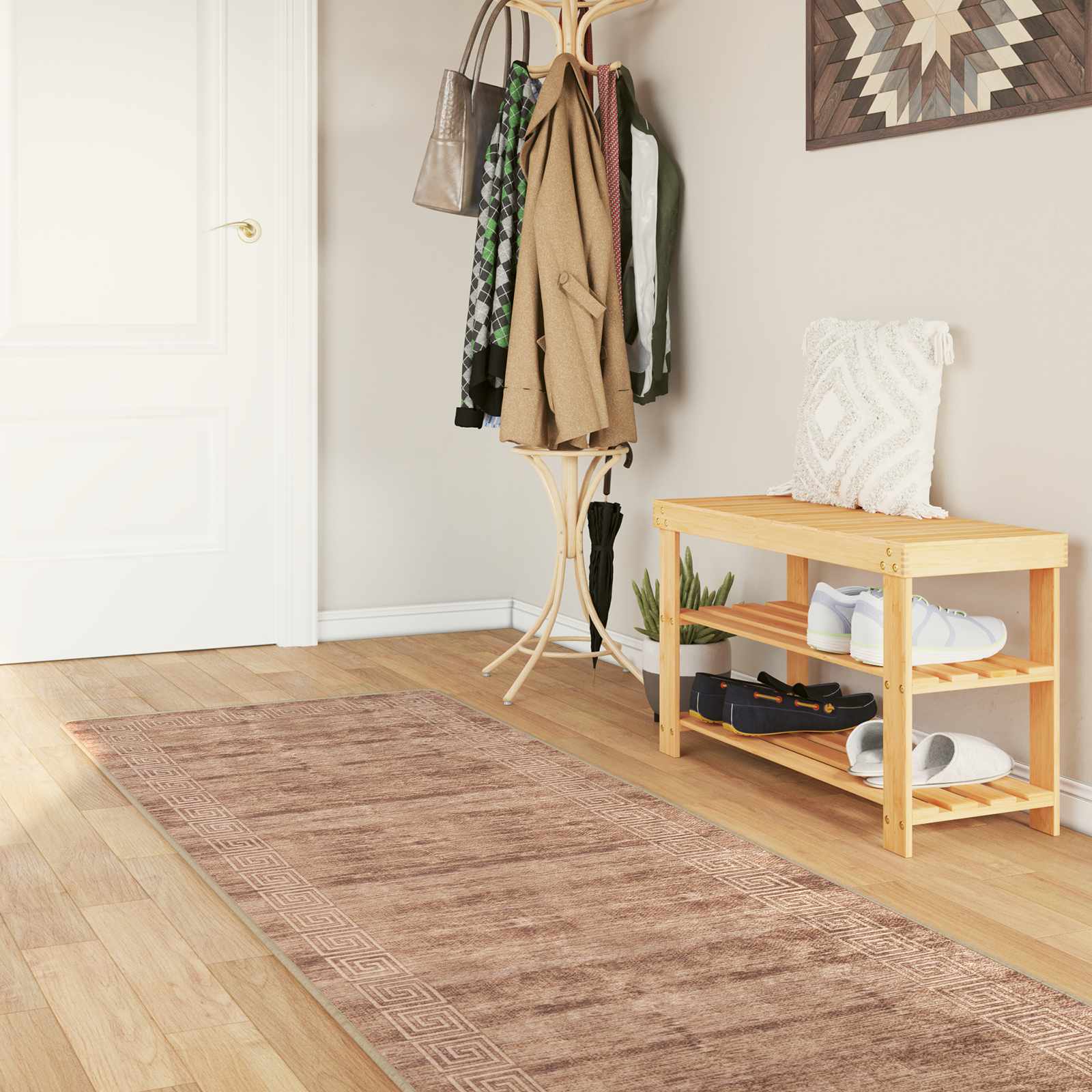 Pasillo de alfombra MARSA 100 x 100 cm Poliéster y PVC