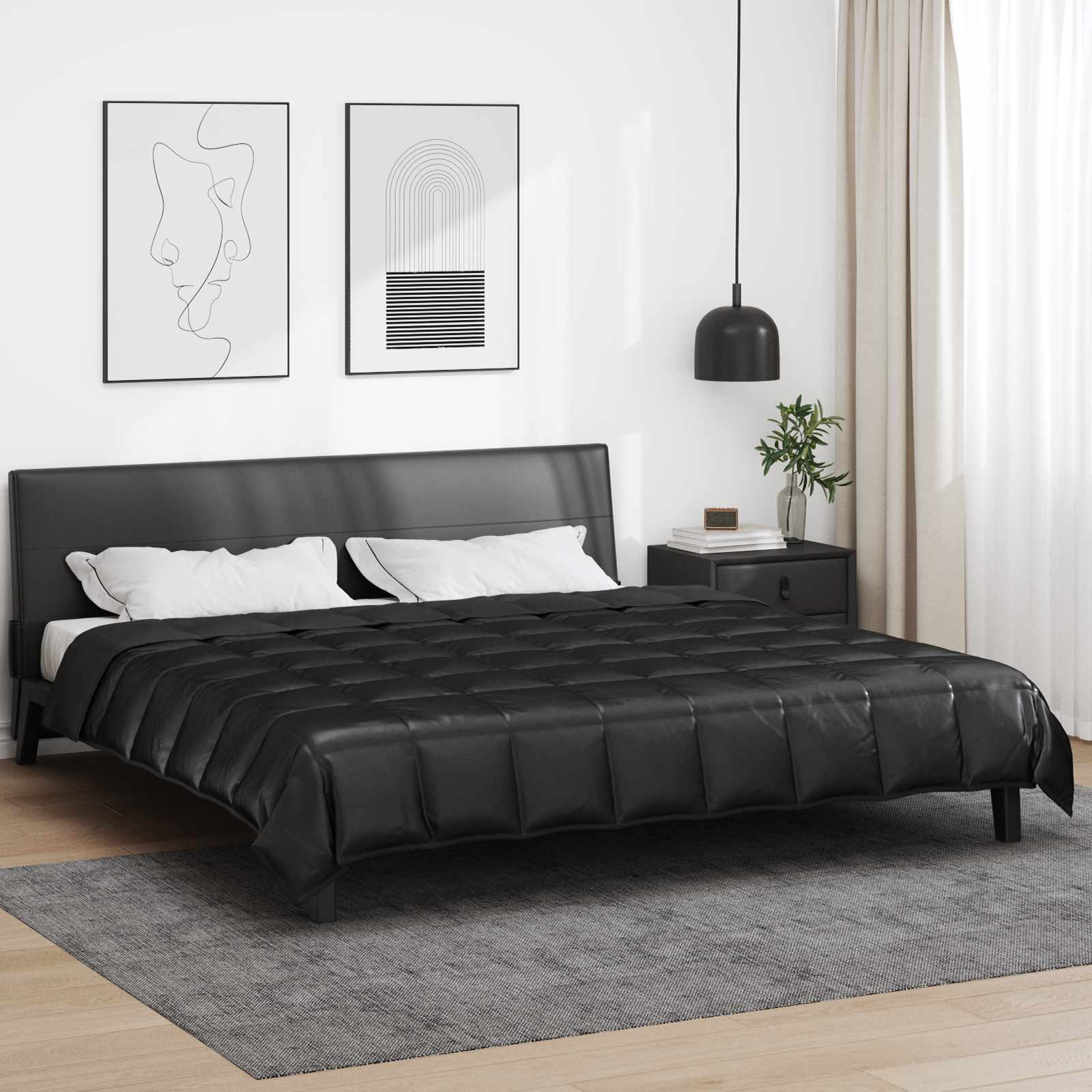 All-Season Duvet Gold 135 x 200 cm Sateen and Microfiber
