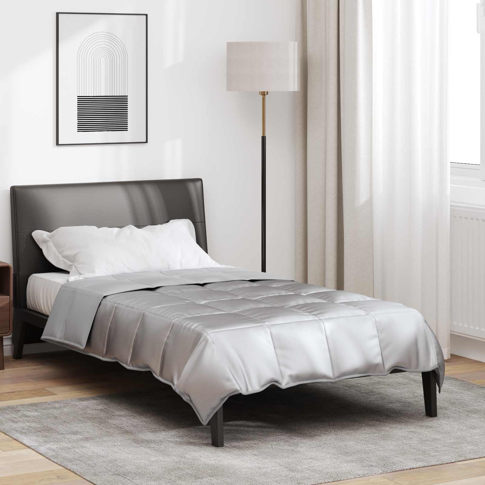 All-Season Duvet Gold 135 x 200 cm Sateen and Microfiber