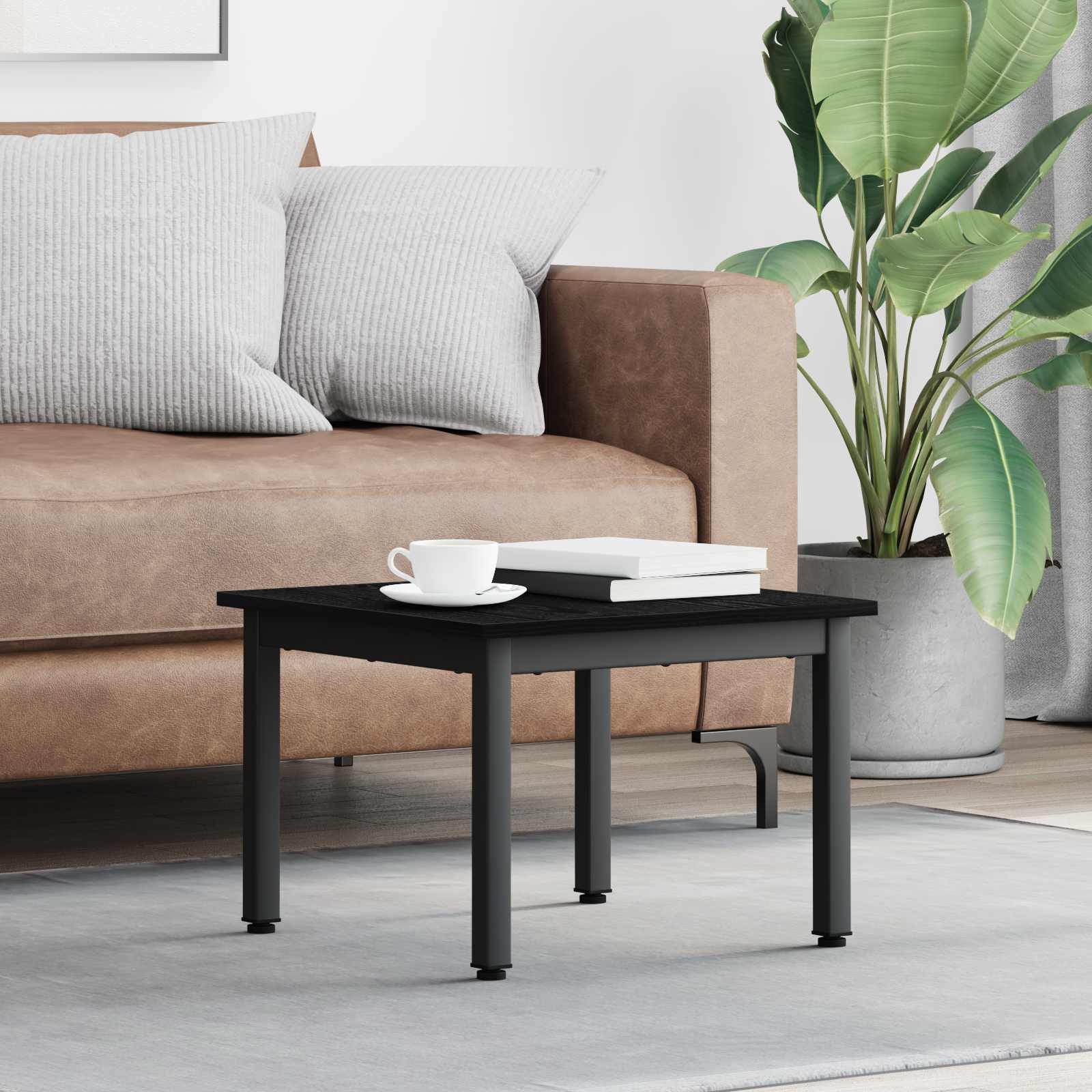 Sonoma Grey Coffee Table 100 x 100 x 45 cm Engineered Wood