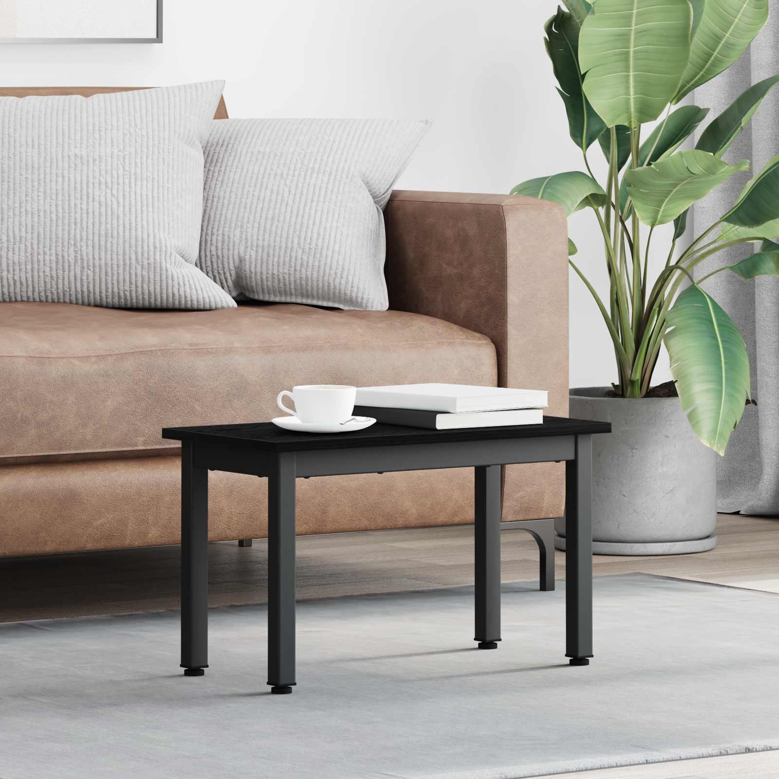 Sonoma Grey Coffee Table 100 x 100 x 45 cm Engineered Wood