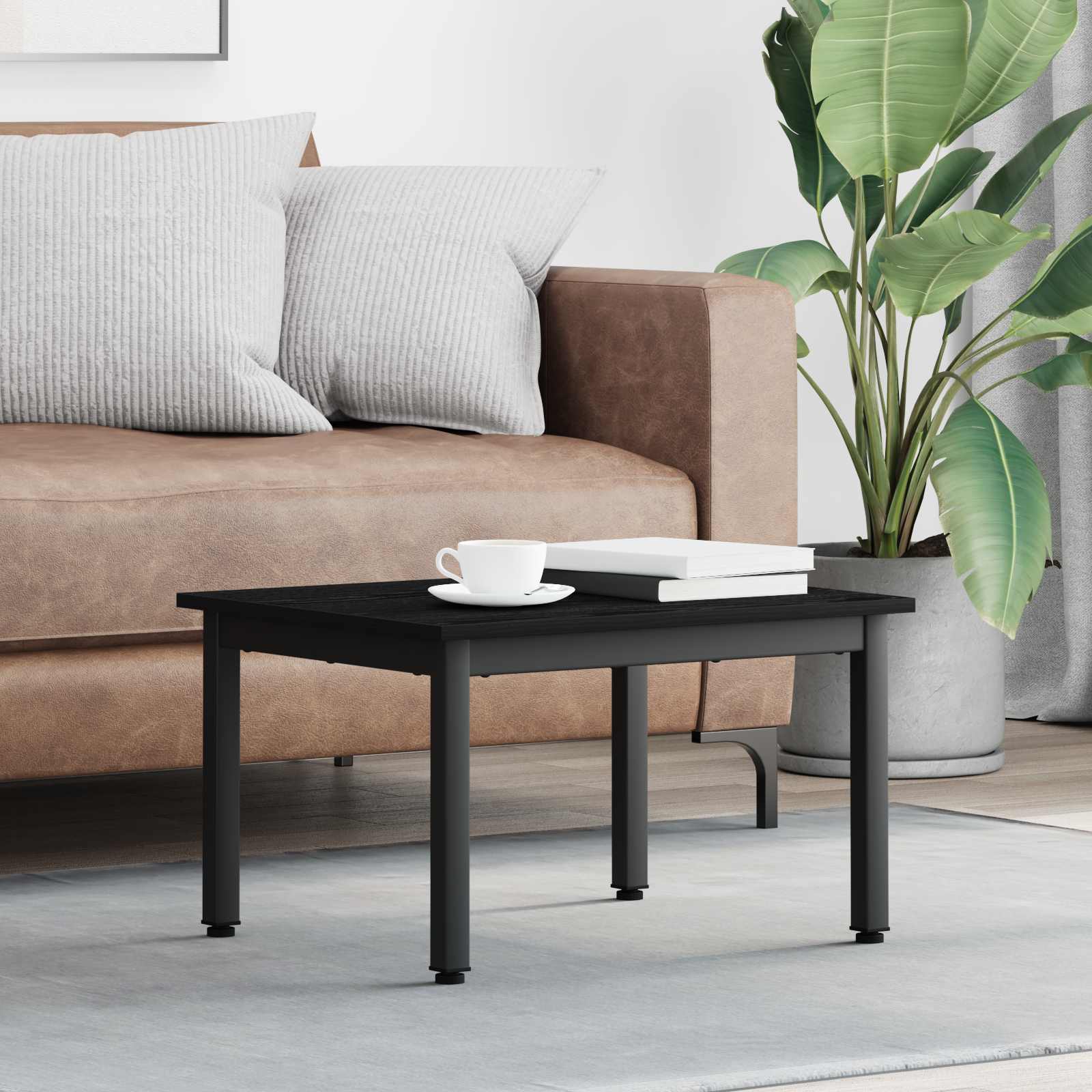 Sonoma Grey Coffee Table 100 x 100 x 45 cm Engineered Wood