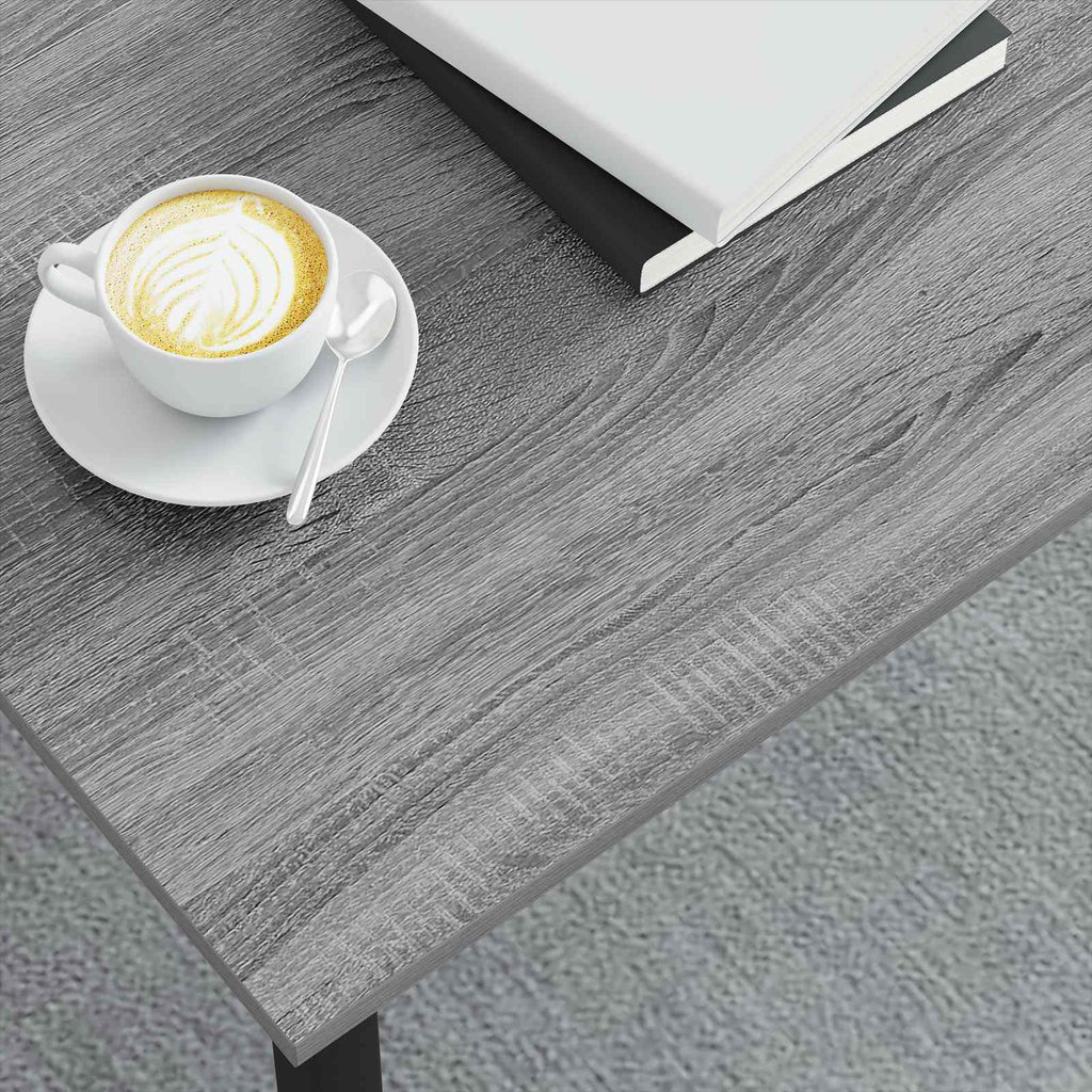 Mesa de Café Gris Sonoma 100 x 100 x 45 cm Madera de ingeniería