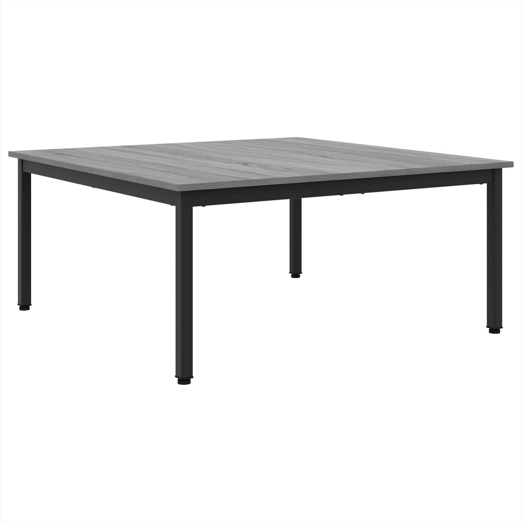 Mesa de Café Gris Sonoma 100 x 100 x 45 cm Madera de ingeniería