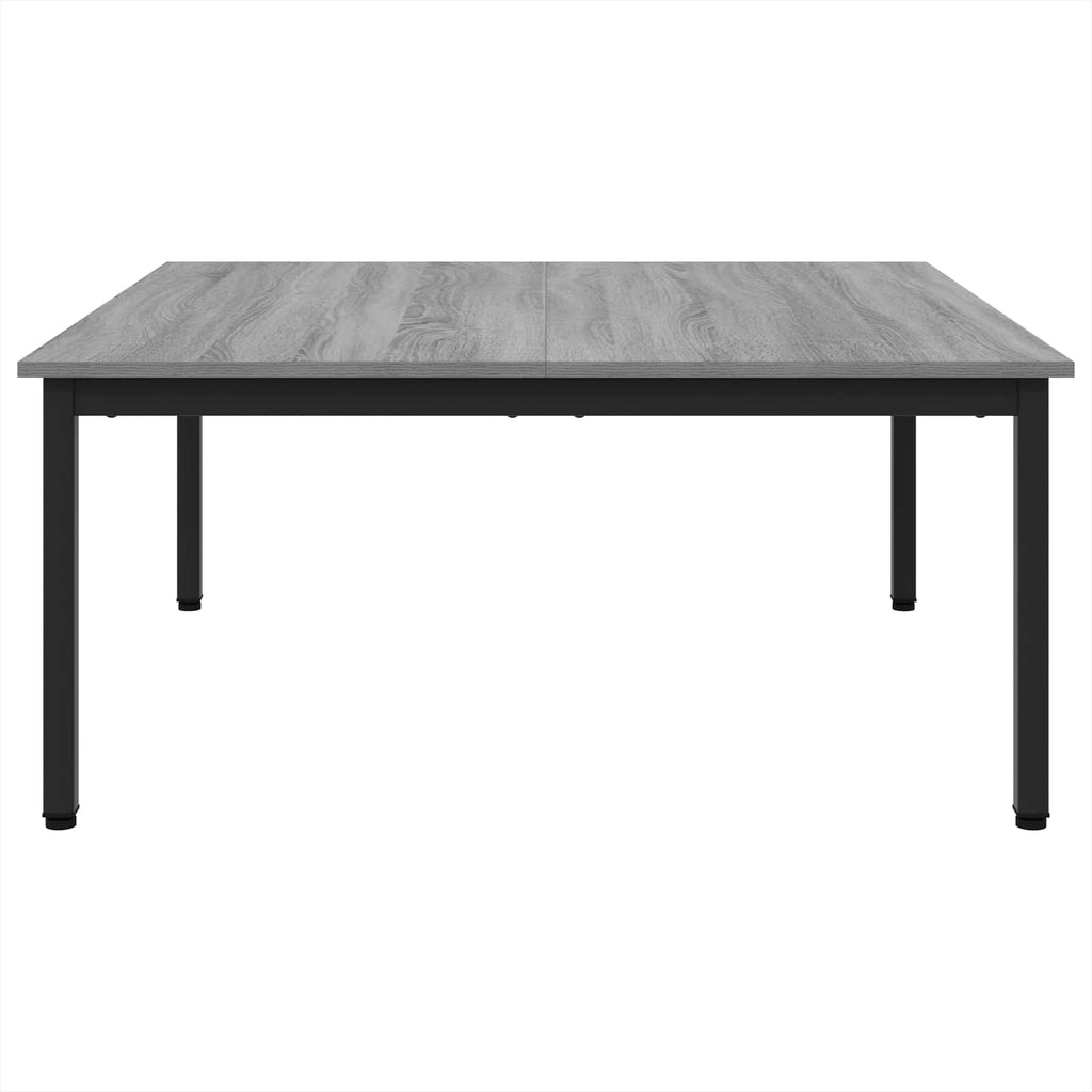 Mesa de Café Gris Sonoma 100 x 100 x 45 cm Madera de ingeniería