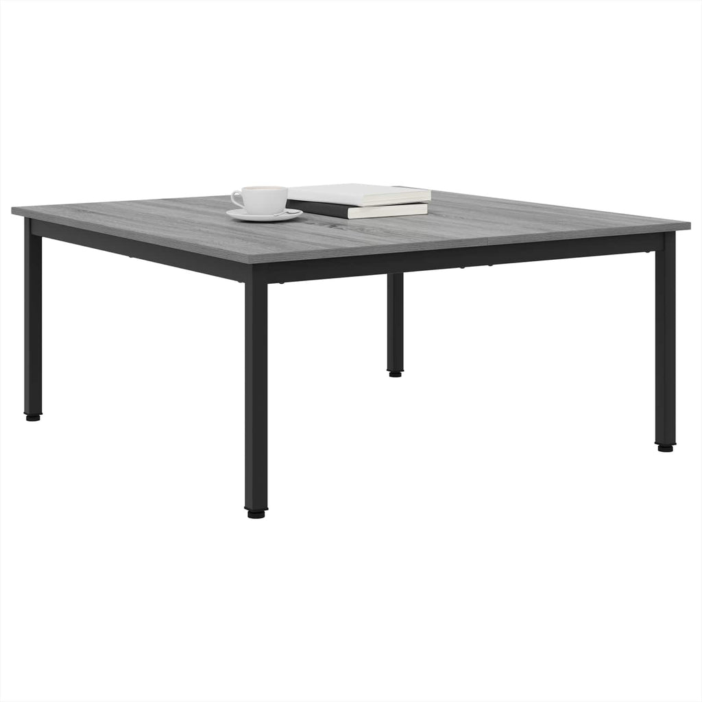 Mesa de Café Gris Sonoma 100 x 100 x 45 cm Madera de ingeniería