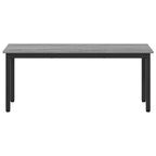 Banco Gris Sonoma 110 x 35 x 45 cm Madera de ingeniería
