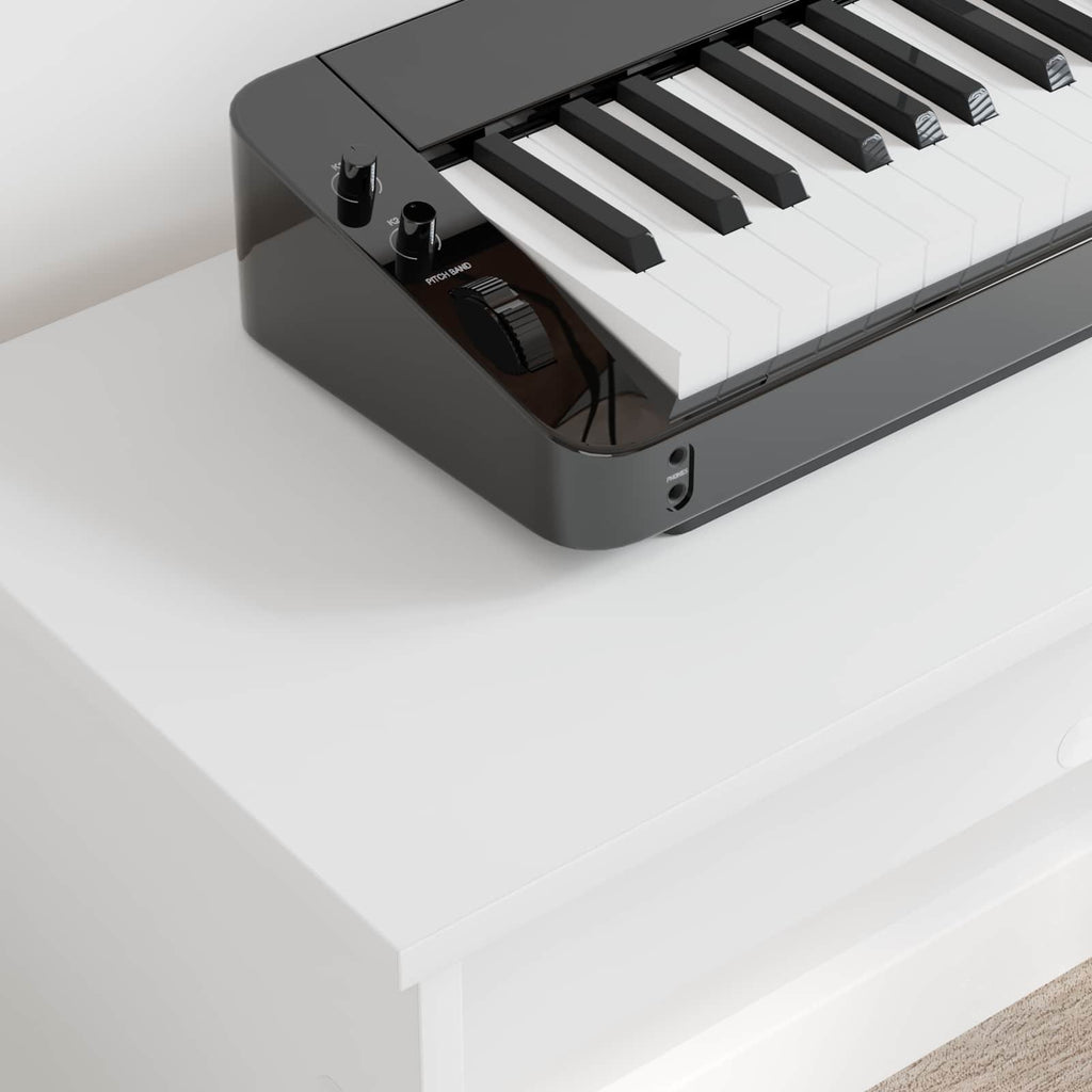 Soporte para teclado 100 x 32 x 64 cm Madera de ingeniería