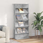 Magazine Rack 70 x 41 x 126 cm Engineered Wood