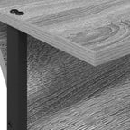 Estante de revistas con estante Gris Sonoma 68 x 40 x 123.5 cm