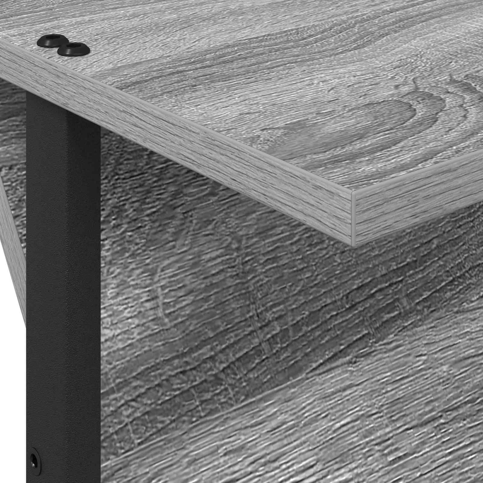 Estante de revistas con estante Gris Sonoma 68 x 40 x 123.5 cm