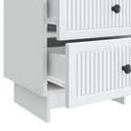 Armario de Noche 2 pcs 43 x 34,5 x 47,5 cm Madera de Ingeniería