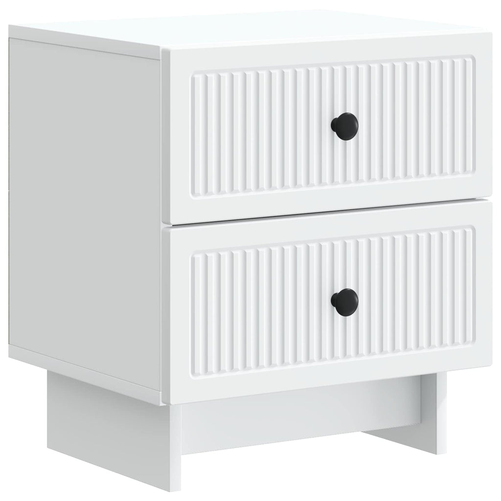 Armario de Noche 2 pcs 43 x 34,5 x 47,5 cm Madera de Ingeniería