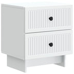 Armario de Noche 2 pcs 43 x 34,5 x 47,5 cm Madera de Ingeniería
