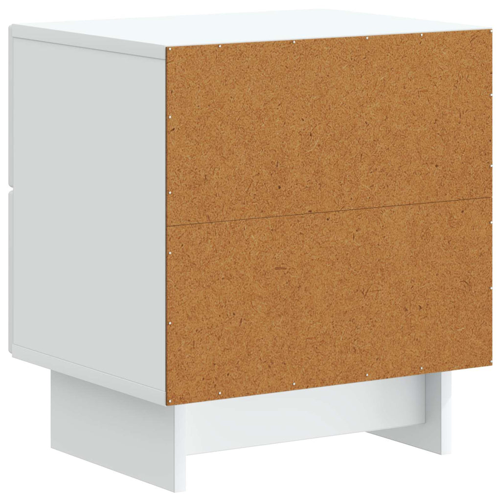 Armario de Noche 2 pcs 43 x 34,5 x 47,5 cm Madera de Ingeniería