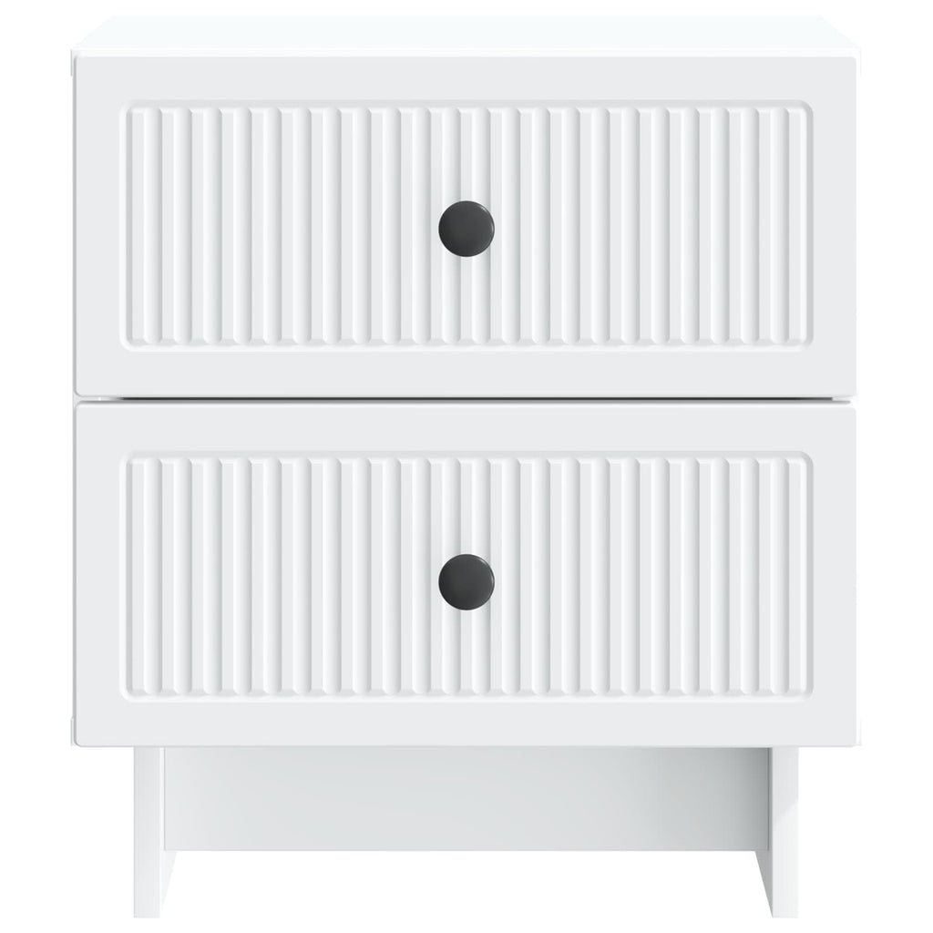 Armario de Noche 2 pcs 43 x 34,5 x 47,5 cm Madera de Ingeniería