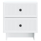 Armario de Noche 2 pcs 43 x 34,5 x 47,5 cm Madera de Ingeniería