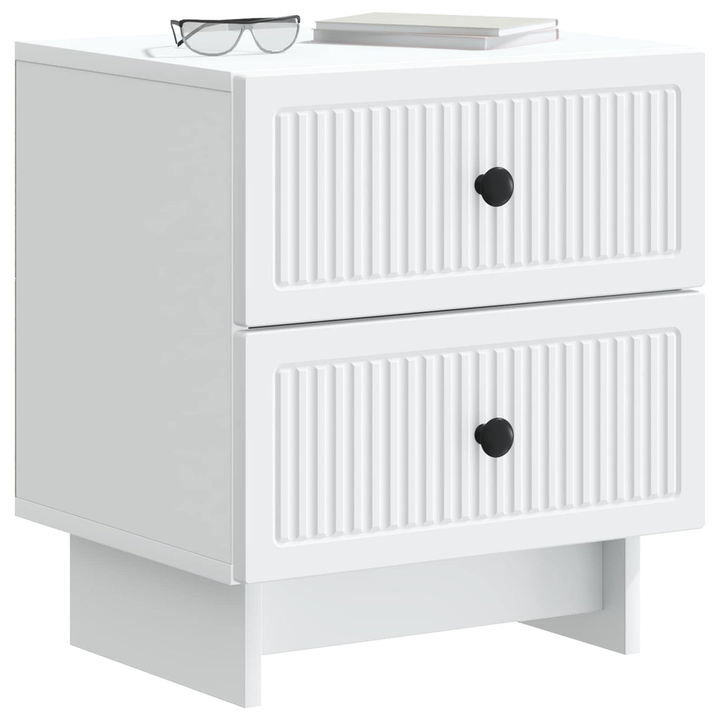 Armario de Noche 2 pcs 43 x 34,5 x 47,5 cm Madera de Ingeniería